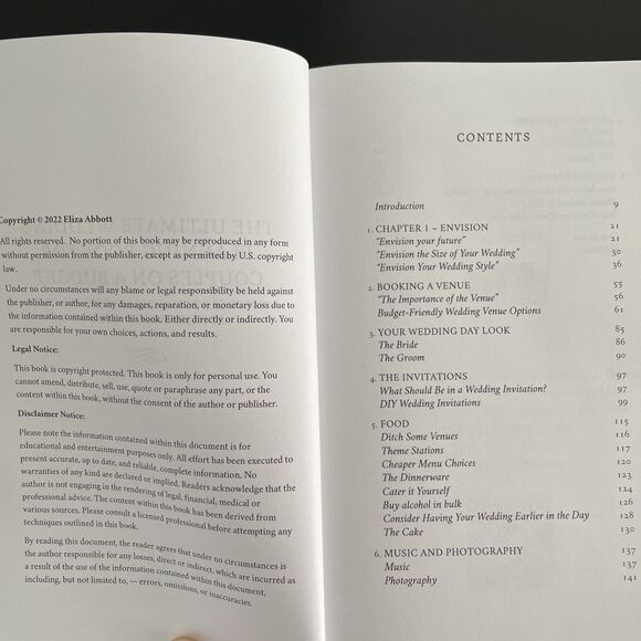 The Ultimate Wedding Planning Book for Couples on a Budget Eliza Abbott‎ New - Picture 3 of 6